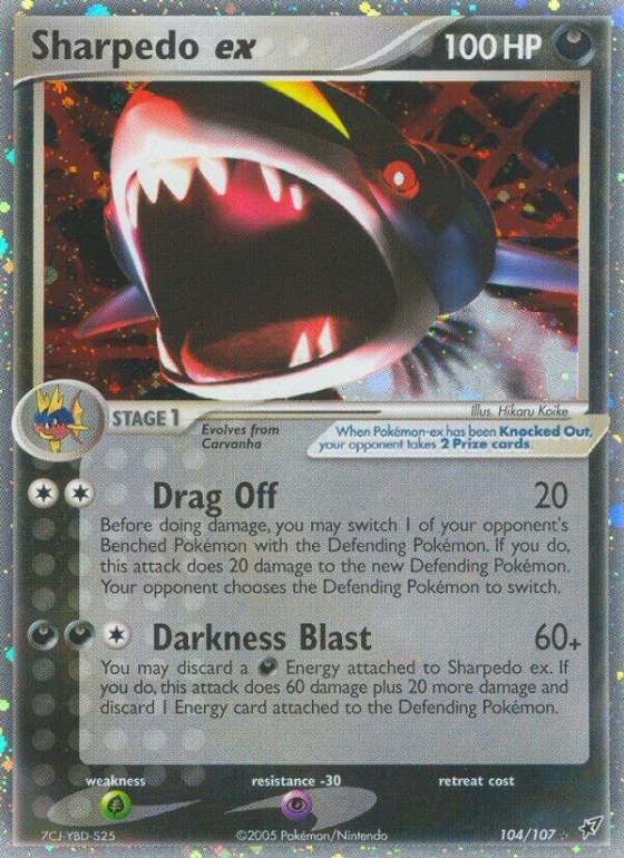 Sharpedo ex - Holo