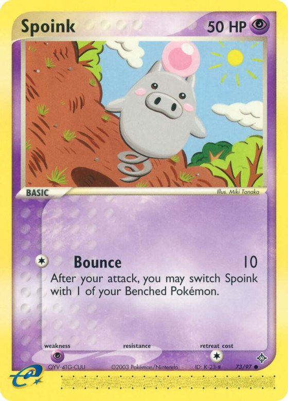 Spoink - Reverse Holo