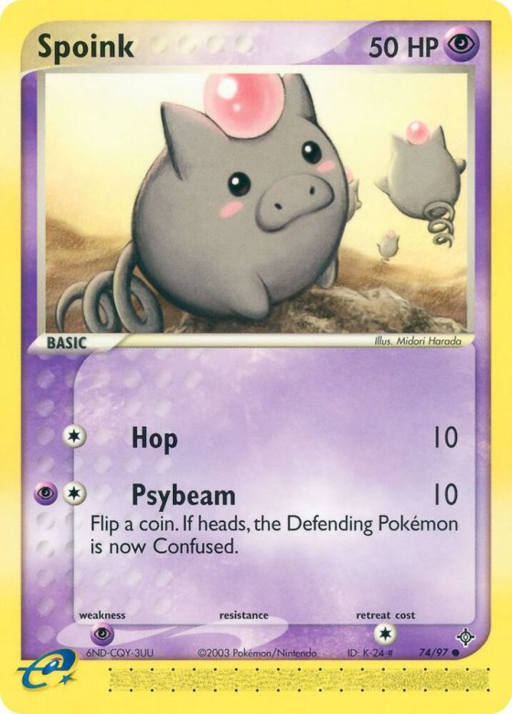 Spoink - Reverse Holo