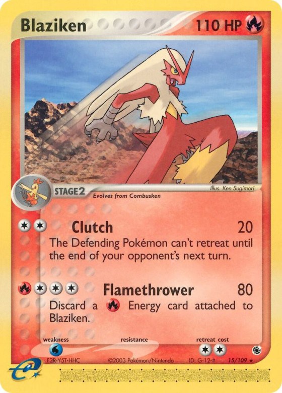 Blaziken - Reverse Holo