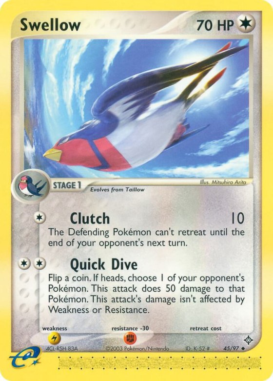 Swellow - Reverse Holo