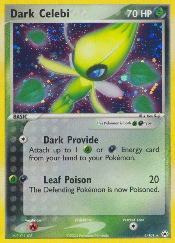 Dark Celebi - Reverse Holo