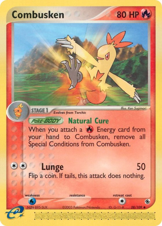 Combusken - Reverse Holo