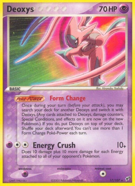 Deoxys (Attack Forme) - Reverse Holo