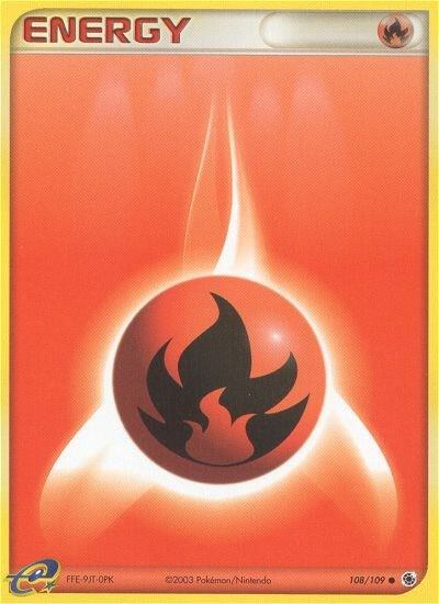 Fire Energy - Reverse Holo