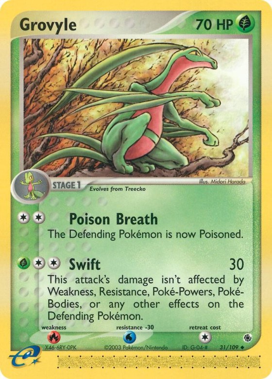 Grovyle - Reverse Holo