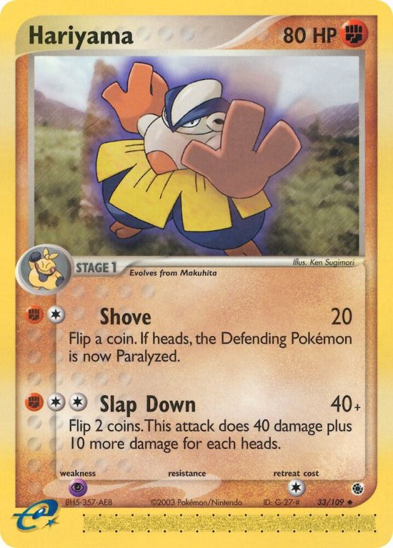 Hariyama - Reverse Holo
