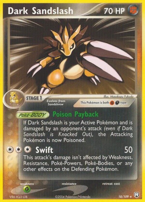 Dark Sandslash - Reverse Holo