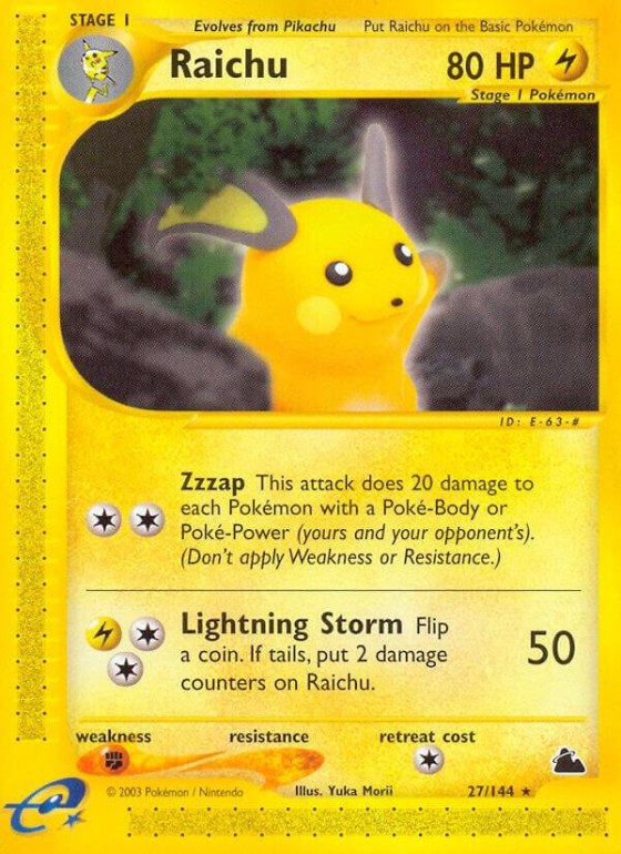 Raichu (27) - Reverse Holo