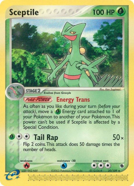 Sceptile - Reverse Holo