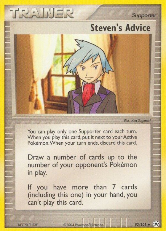 Steven's Advice - Reverse Holo