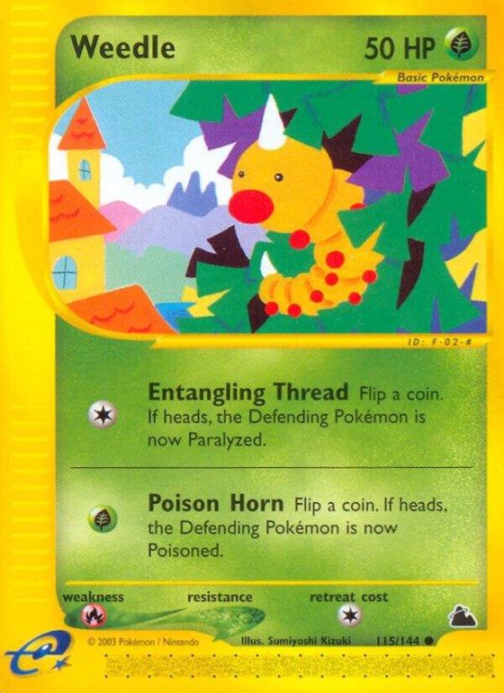 Weedle (115) - Reverse Holo