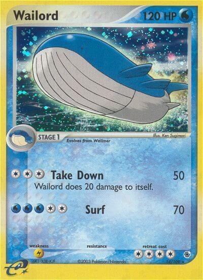 Wailord - Reverse Holo