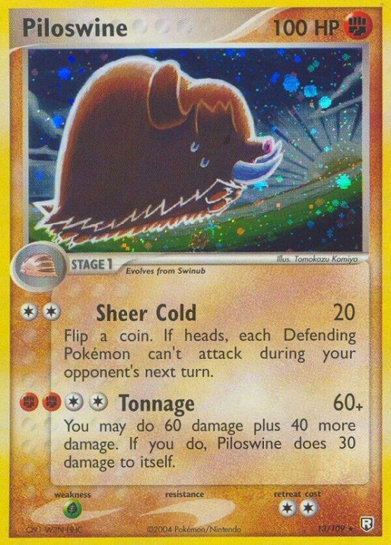 Piloswine - Reverse Holo