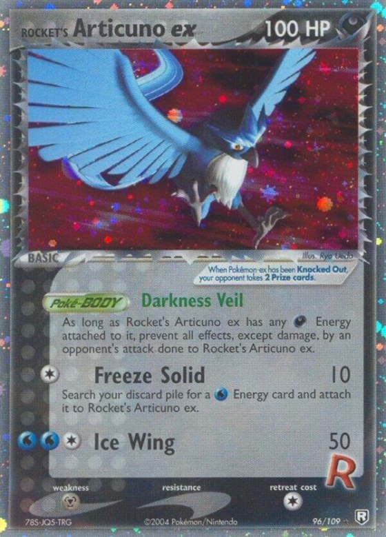 Rocket's Articuno ex - Holo