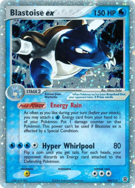 Blastoise ex - Holo