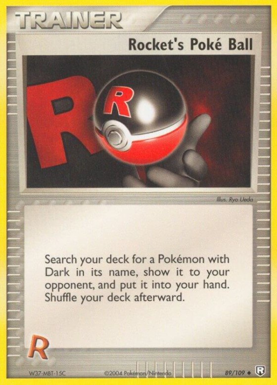 Rocket's Poke Ball - Reverse Holo