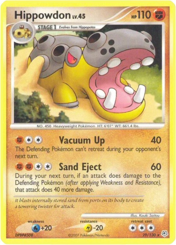 Hippowdon - Reverse Holo