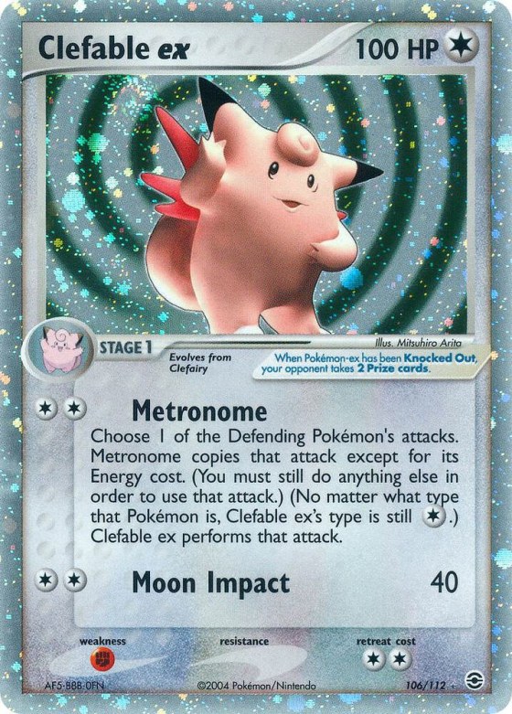 Clefable ex - Holo