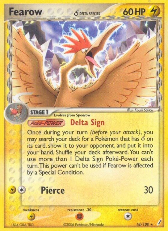 Fearow (Delta Species) - Reverse Holo