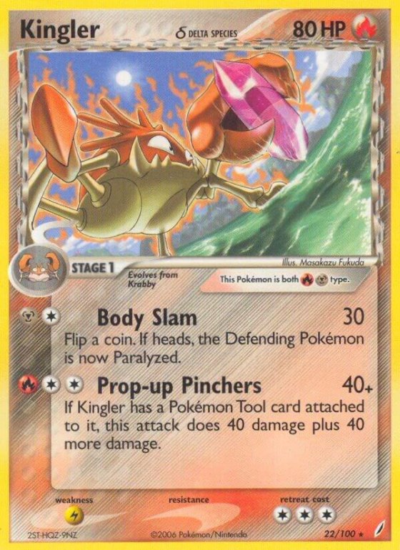 Kingler (Delta Species) - Reverse Holo
