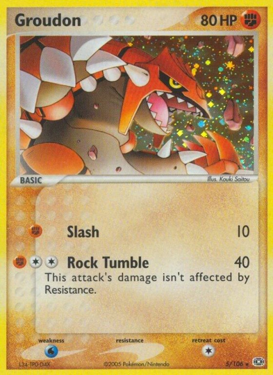 Groudon - Reverse Holo