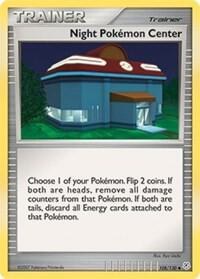 Night Pokemon Center - Reverse Holo