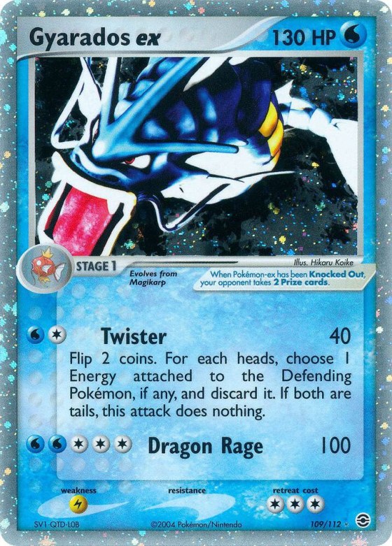 Gyarados ex - Holo