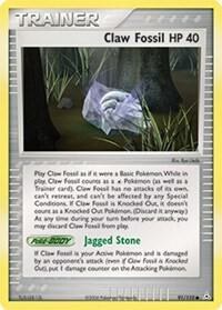 Claw Fossil - Reverse Holo