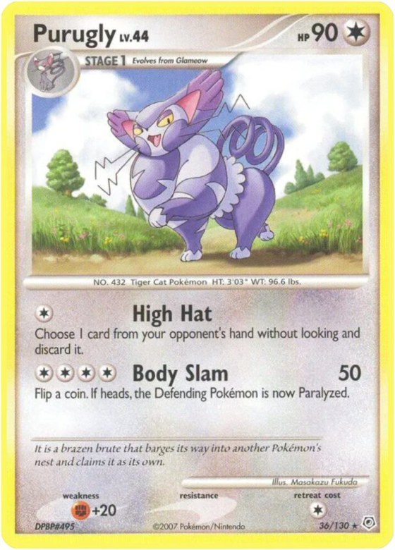 Purugly - Reverse Holo