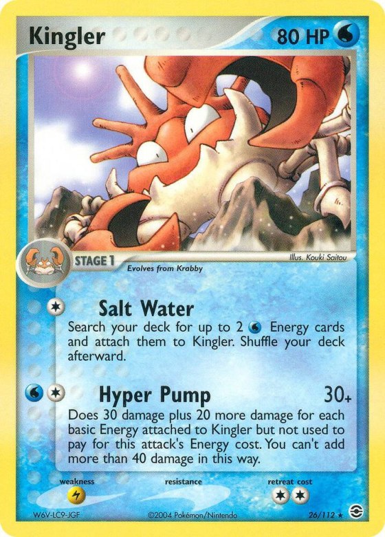 Kingler - Reverse Holo