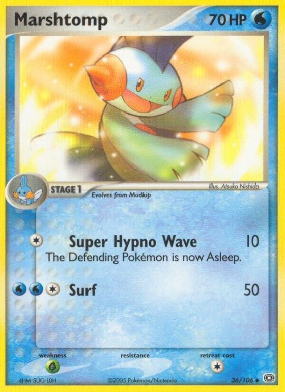 Marshtomp - Reverse Holo
