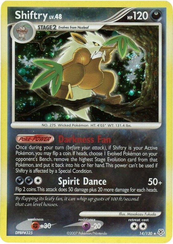Shiftry - Reverse Holo