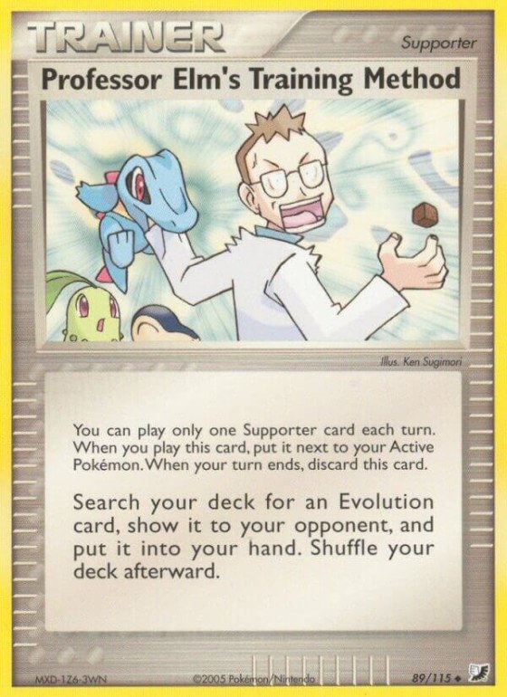 Professor Elm's Training Method - Reverse Holo