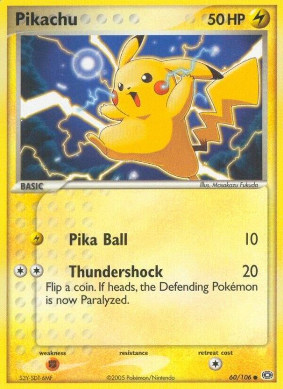Pikachu - Reverse Holo