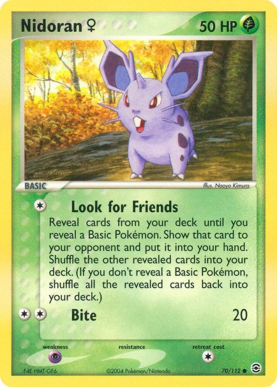 Nidoran F - Reverse Holo