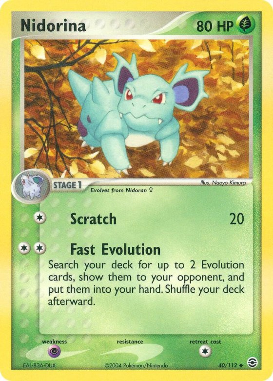 Nidorina - Reverse Holo