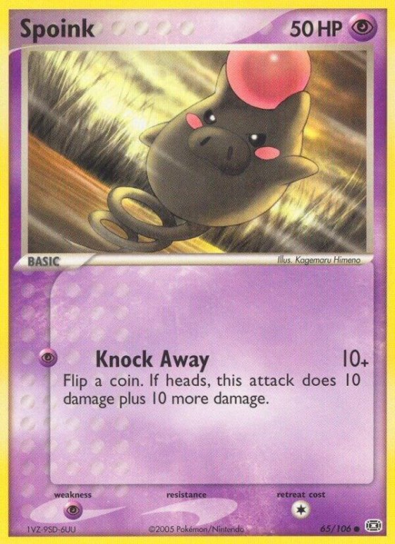 Spoink - Reverse Holo