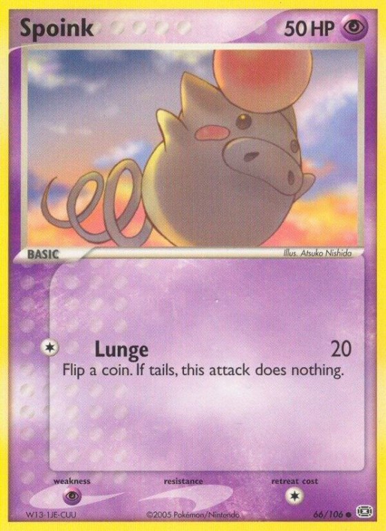 Spoink - Reverse Holo