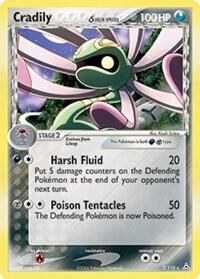 Cradily (Delta Species) - Reverse Holo