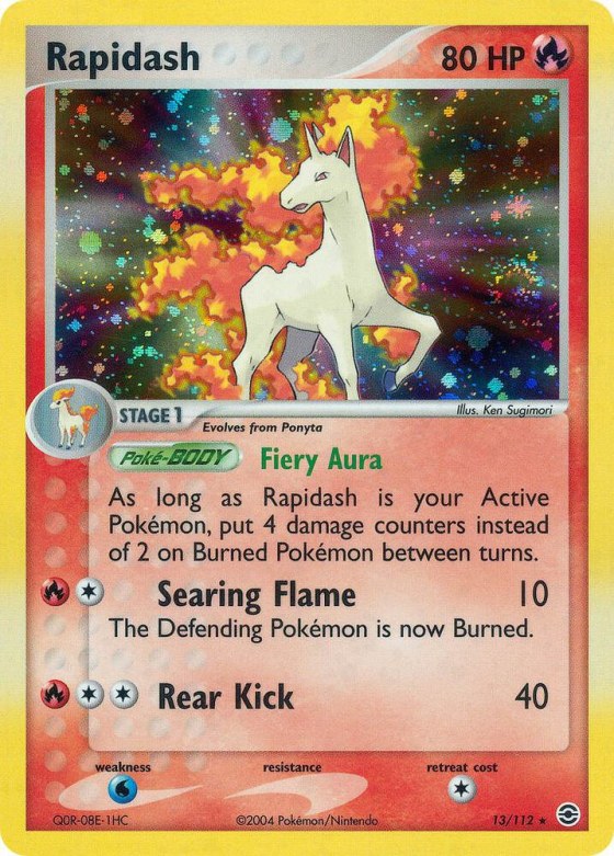 Rapidash - Reverse Holo