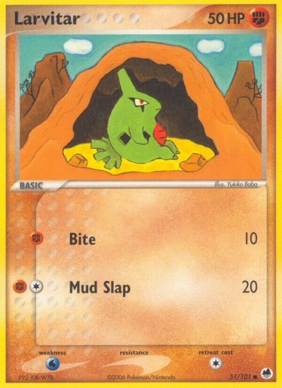 Larvitar - Reverse Holo