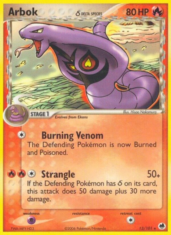 Arbok (Delta Species) - Reverse Holo