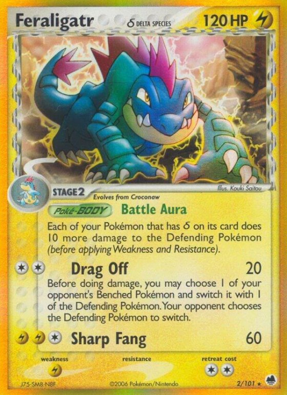 Feraligatr (Delta Species) - Reverse Holo