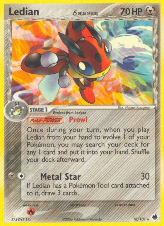 Ledian (Delta Species) - Reverse Holo