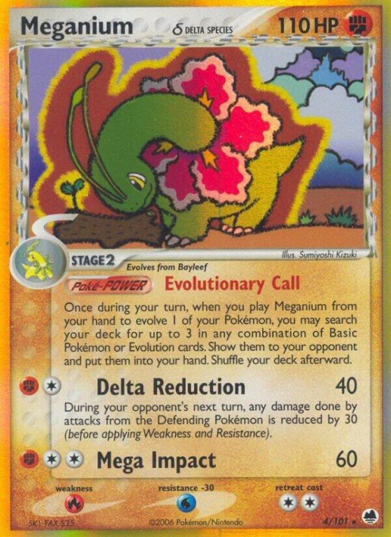 Meganium (Delta Species) - Holo