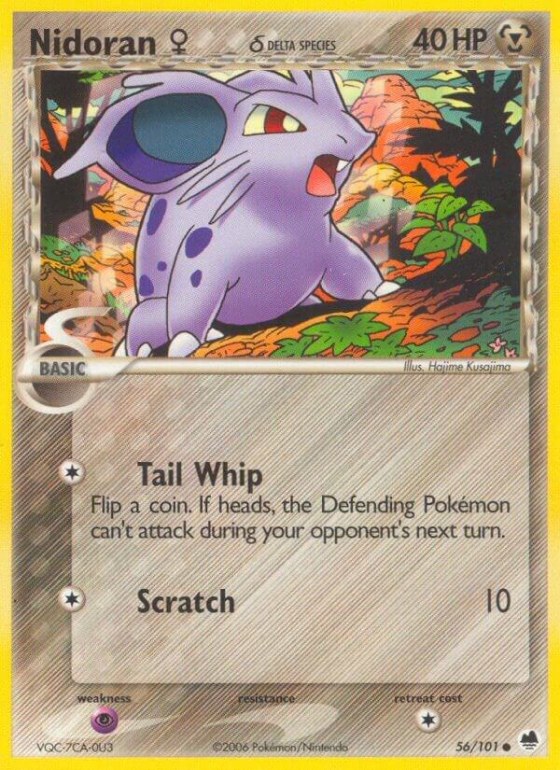 Nidoran F (Delta Species) - Reverse Holo