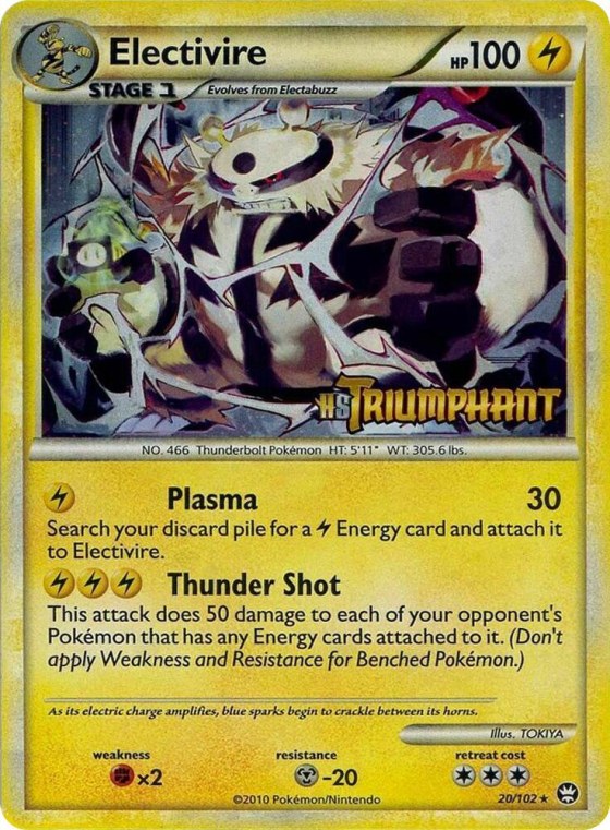 Electivire - 20/102 (Prerelease) - Holo