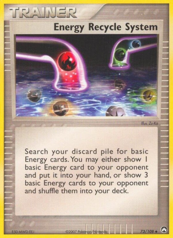 Energy Recycle System - Reverse Holo