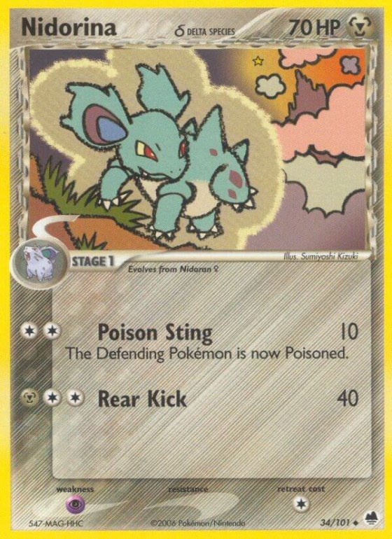 Nidorina (Delta Species) - Reverse Holo